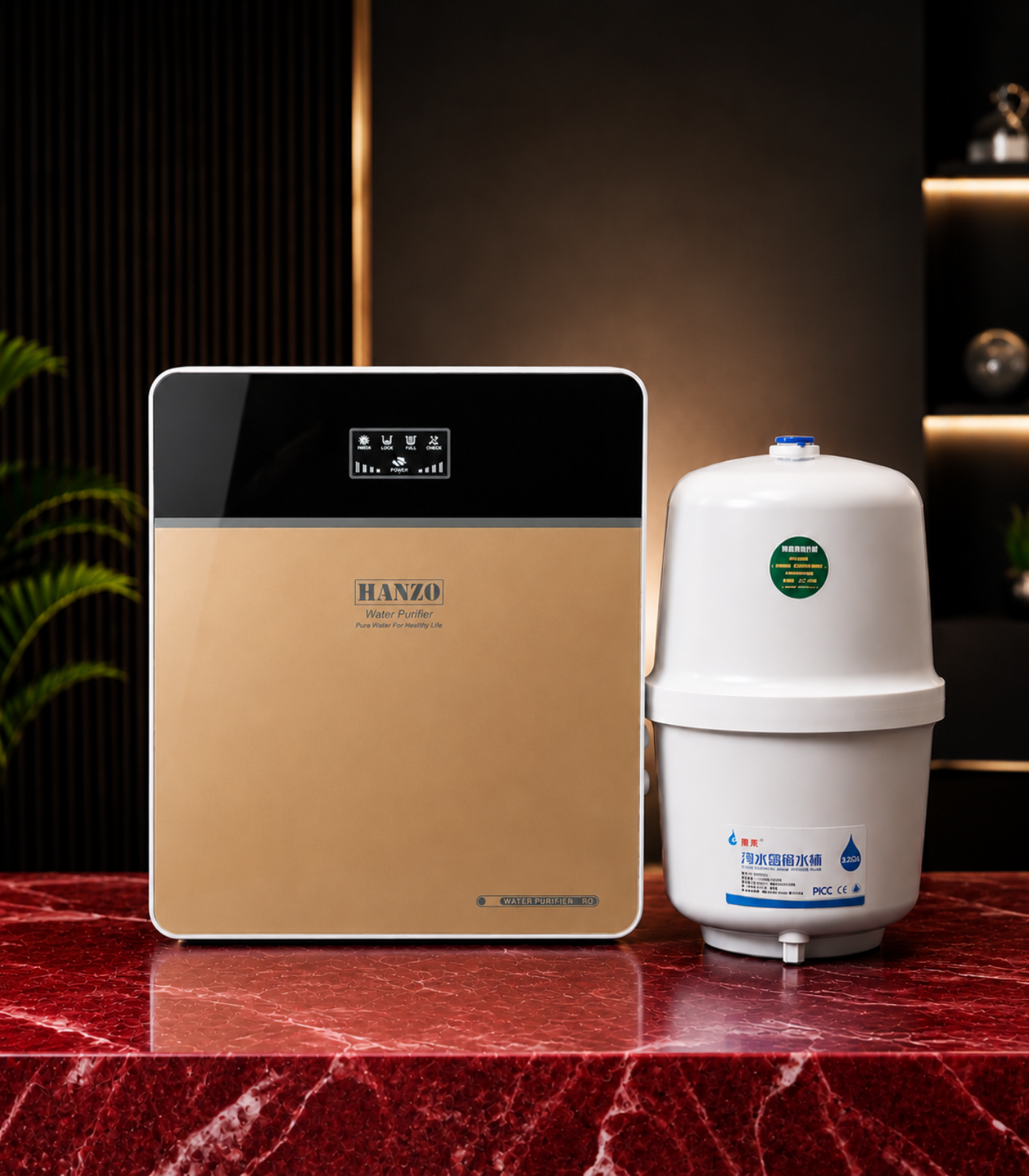 HANZO Box Model (Golden Edition) Smart RO Water Purifier